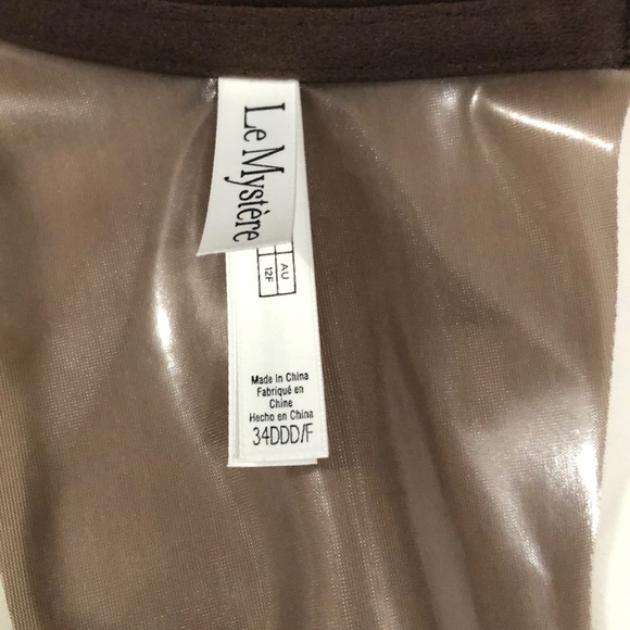 Le Mystere Brown Bra - Picture 6 of 8